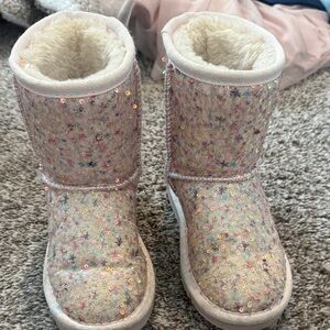 Sparkly Multicolor Sequin Boots